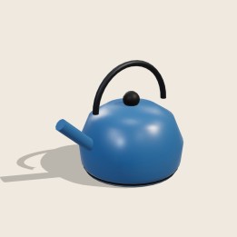 Enamel Kettle · Fjord blue