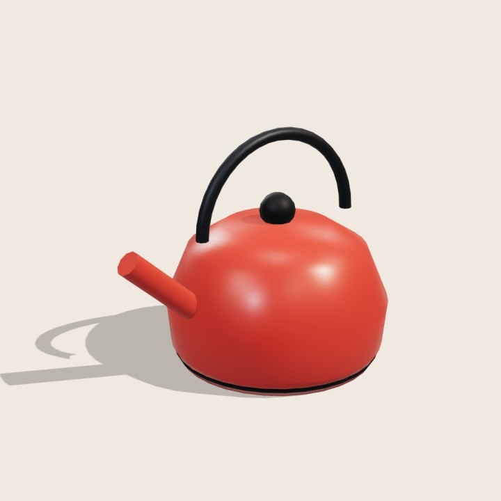 Enamel Kettle · Red