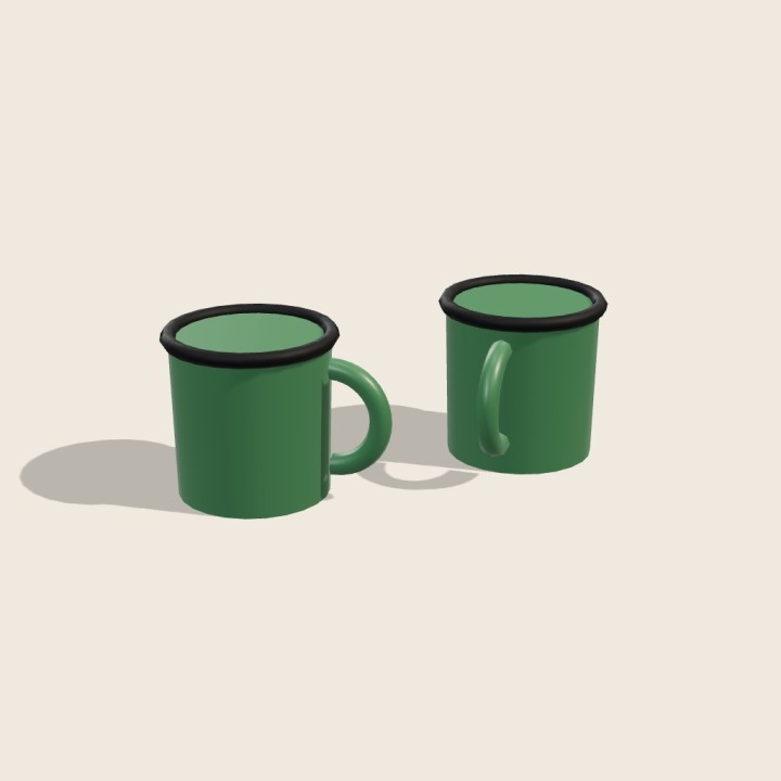 Tazas Esmalte (2) · Verde