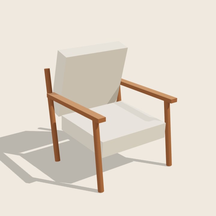 Lumberjack Lounge Chair · Linen