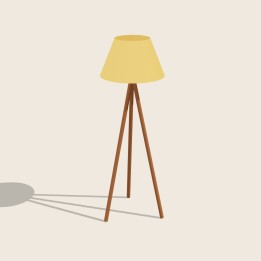 Tripod Floor Lamp · Ochre