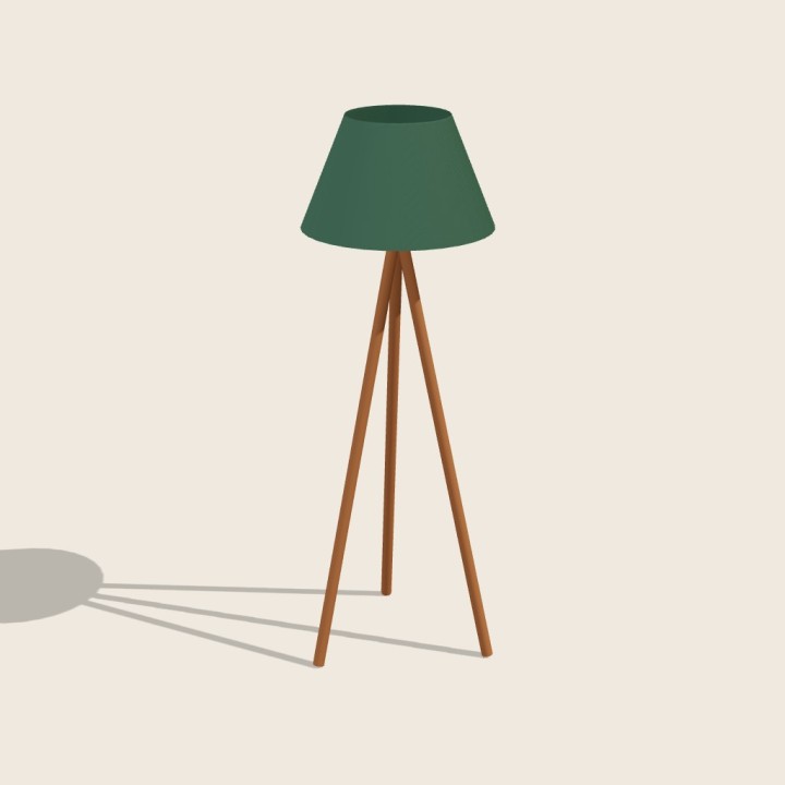 Tripod Floor Lamp · Pine
