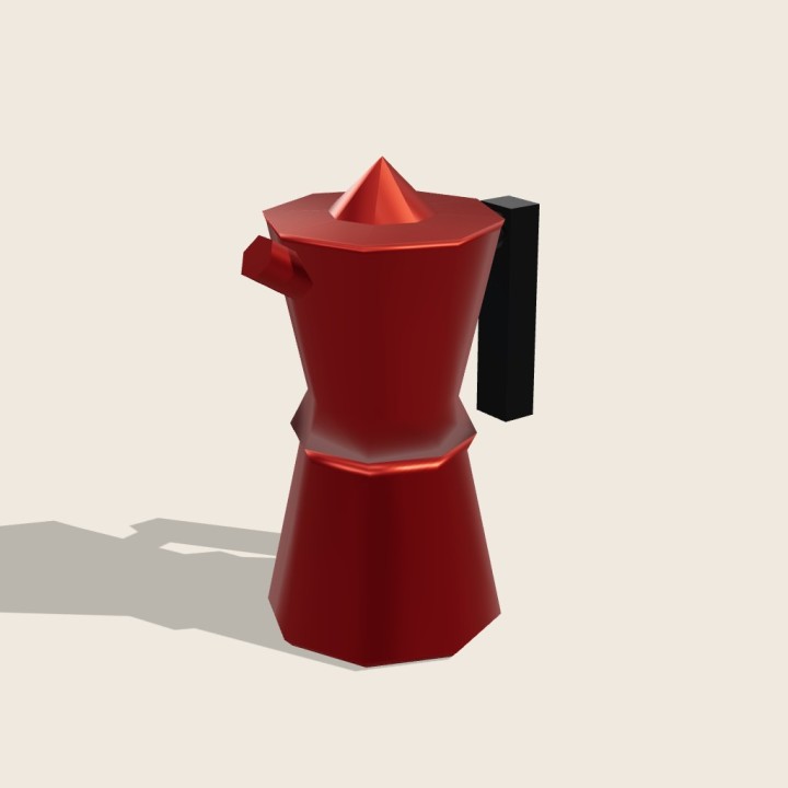 Dawn Moka Pot · Red